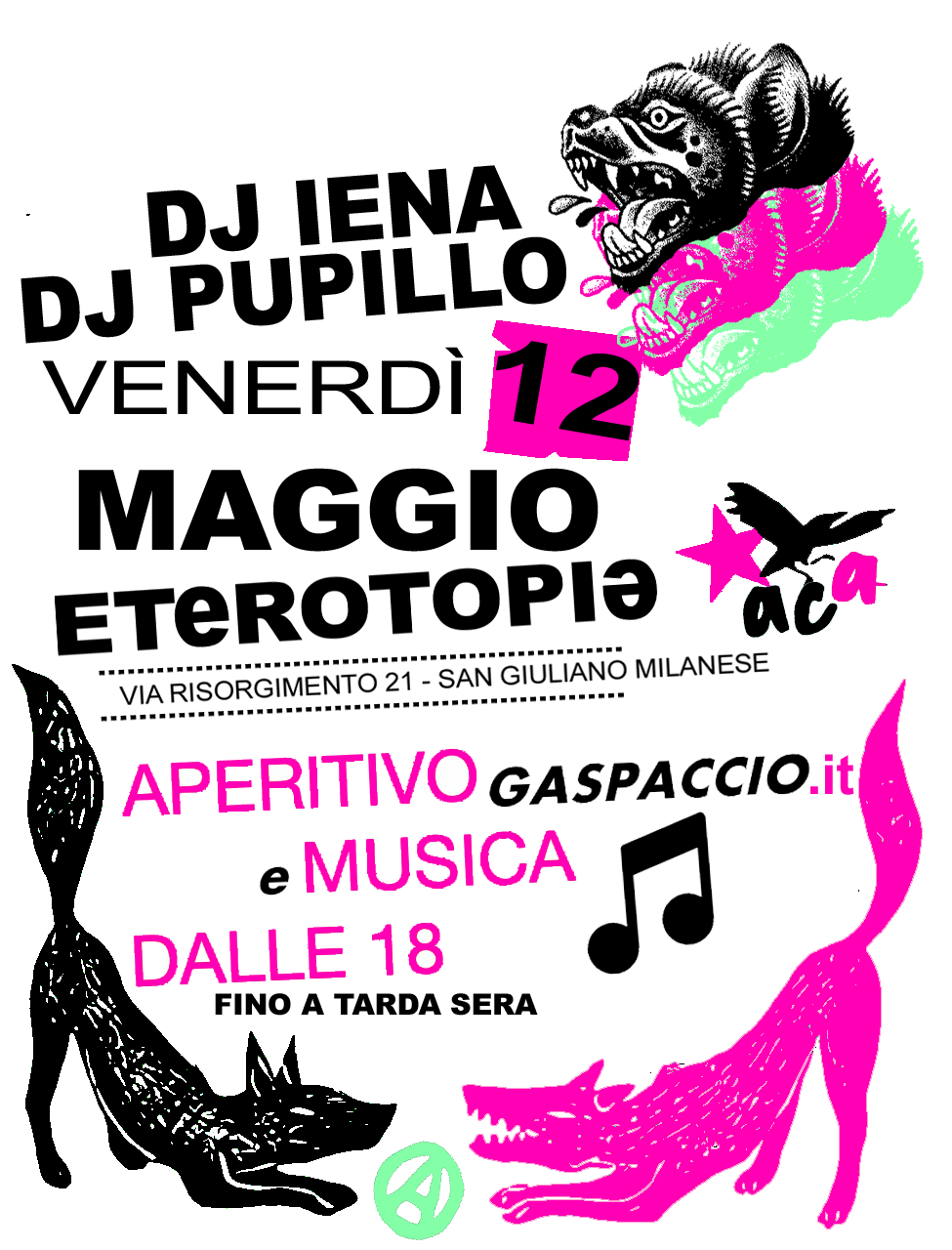 Venerdì 12 Maggio – DJ IENA & DJ PUPILLO