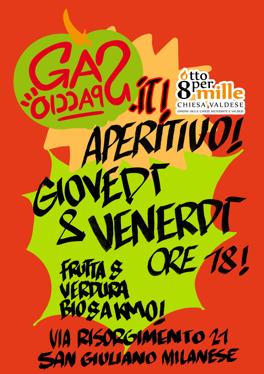 Giovedì & Venerdì! Ore 18.00!