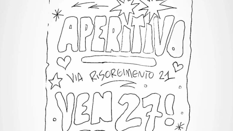 Venerdì 27 Settembre – Aperitivo