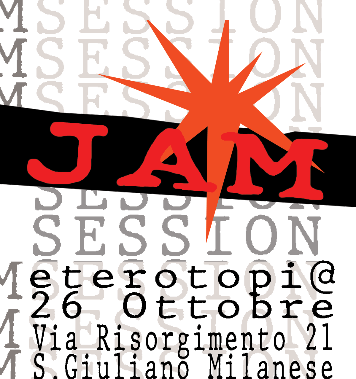 26 Ottobre – JamSession